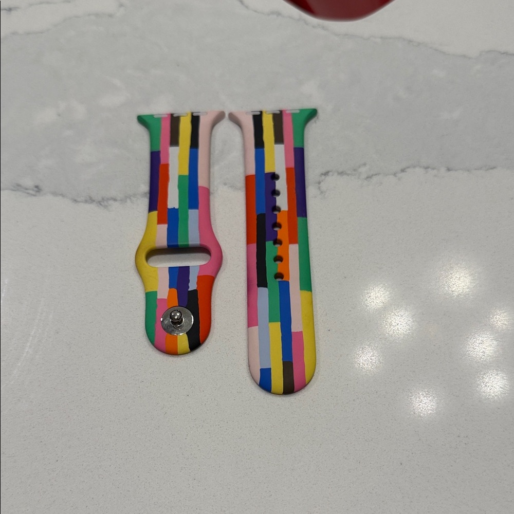 Apple Multicolor Striped Watch Band - purchased at Apple Store